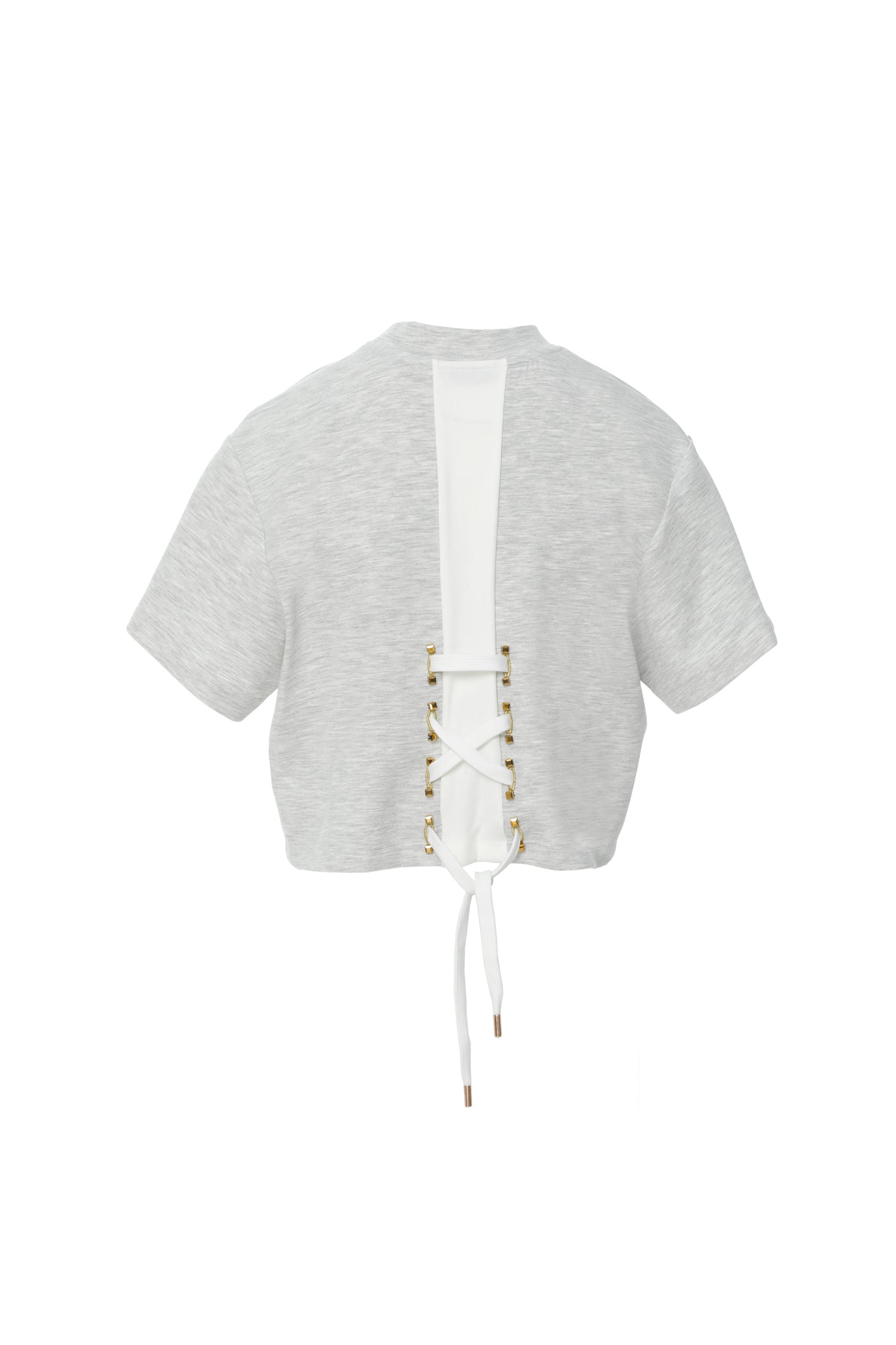 Sim İpli Dik Yaka Tshirt