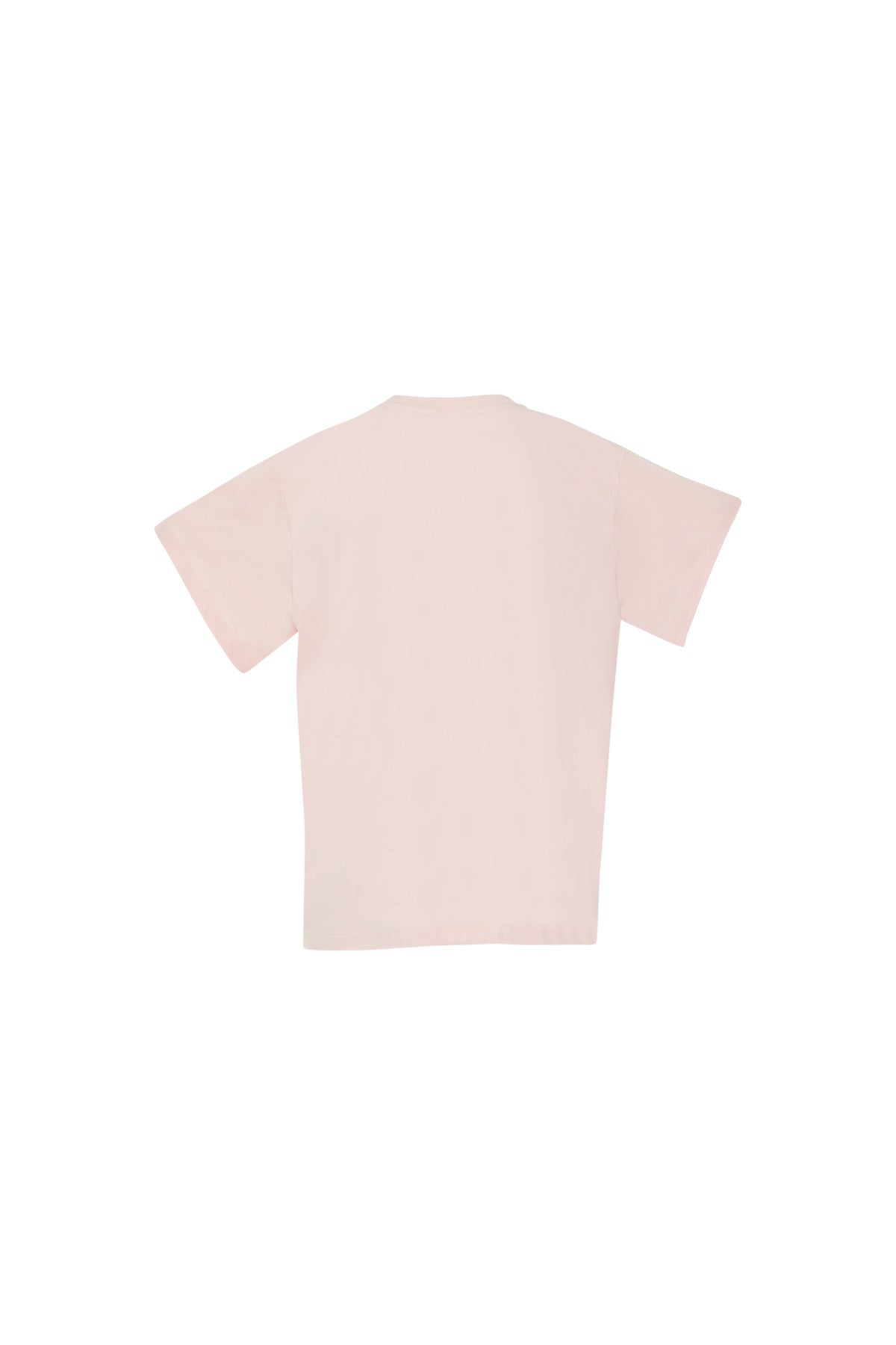 Yıldız Pleksi Detaylı Dik Yaka Kısa Kol Tshirt