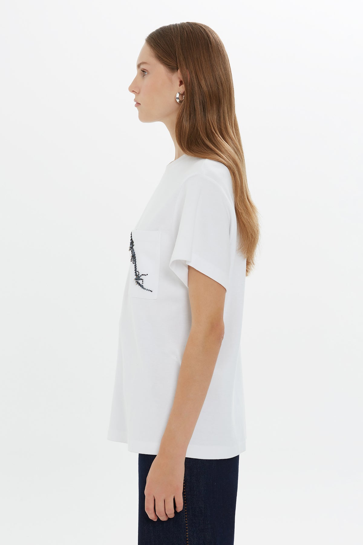 Kısa Kollu Klasik Coton Tshirt