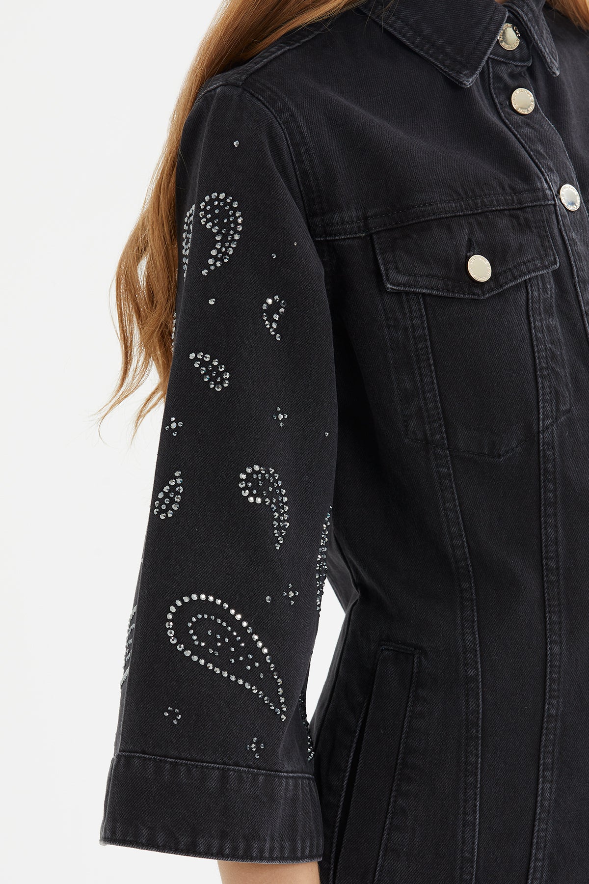 Truvakar Kollu Maxi Boy Denim Elbise