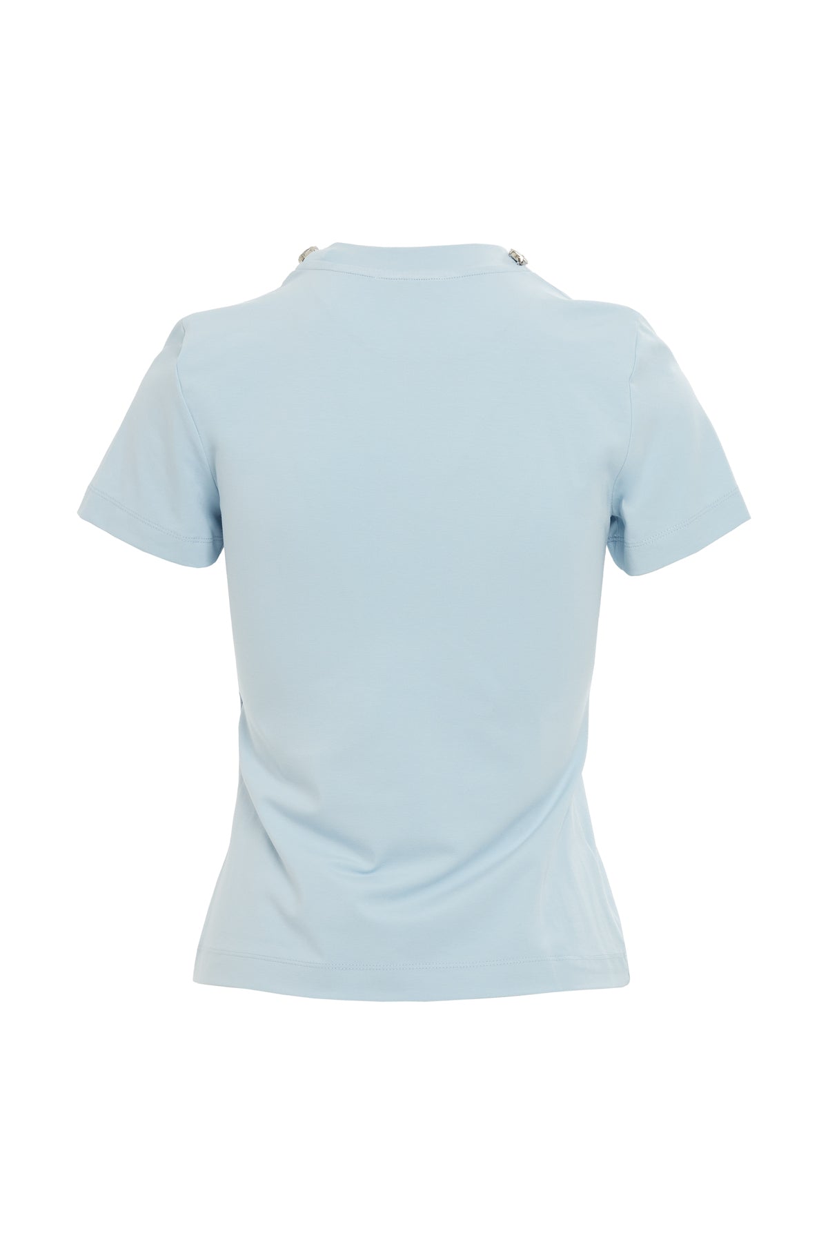 Yakası İşlemeli T-shirt