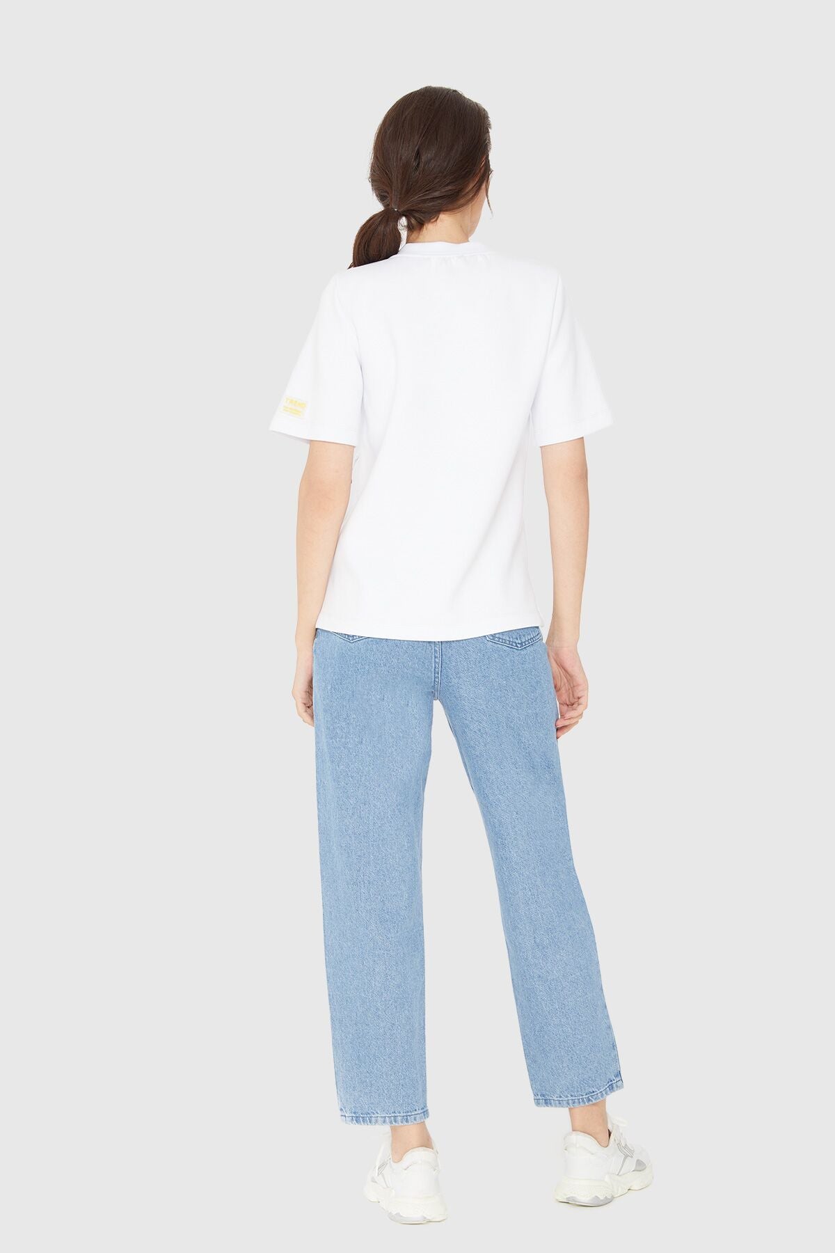 Star Baskılı T-shirt