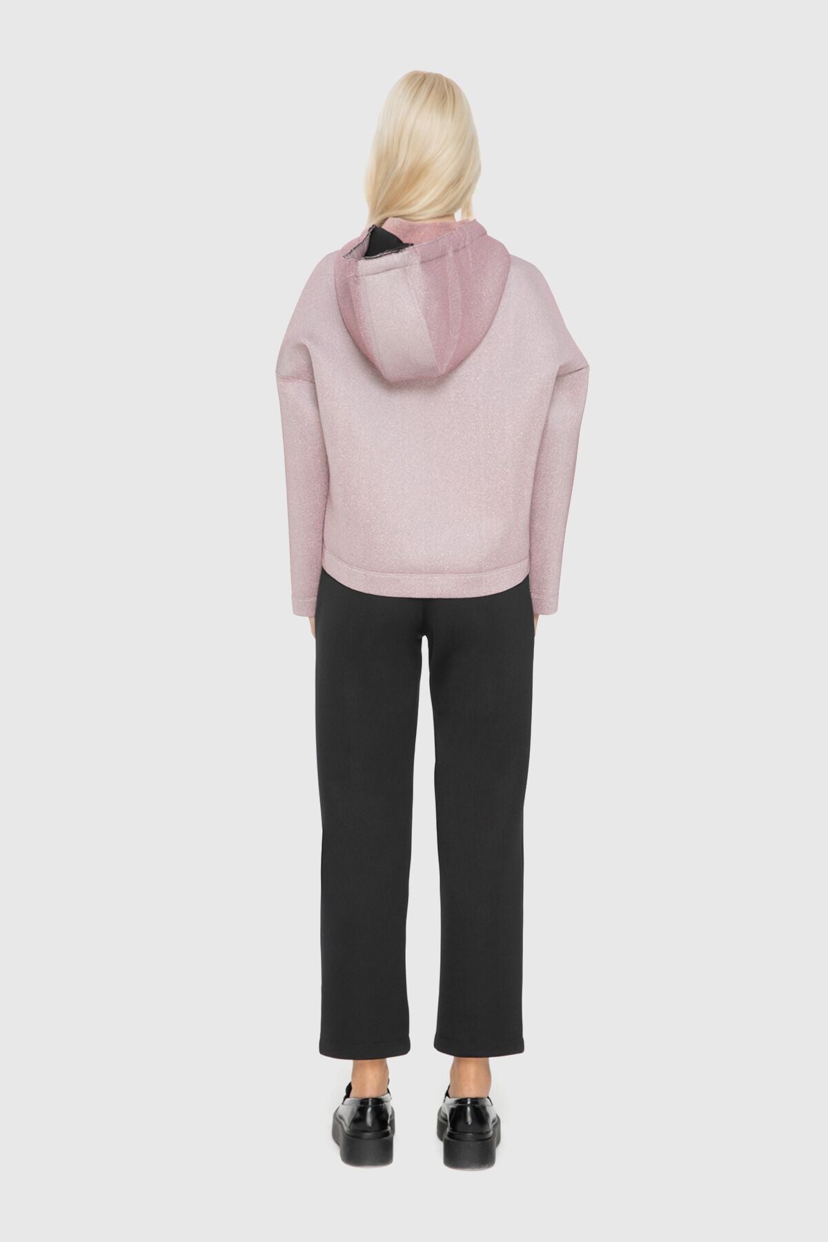 Nakış Detaylı Kapüşonlu Sweatshirt