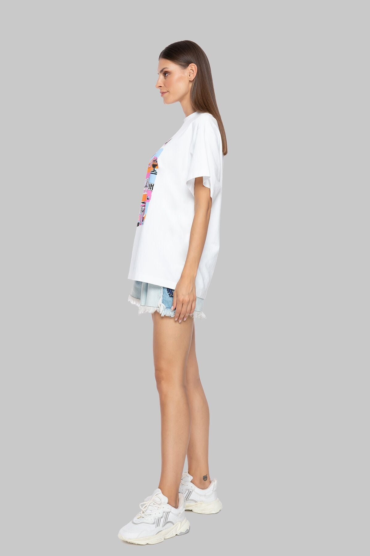 Baskılı Oversize T-shirt