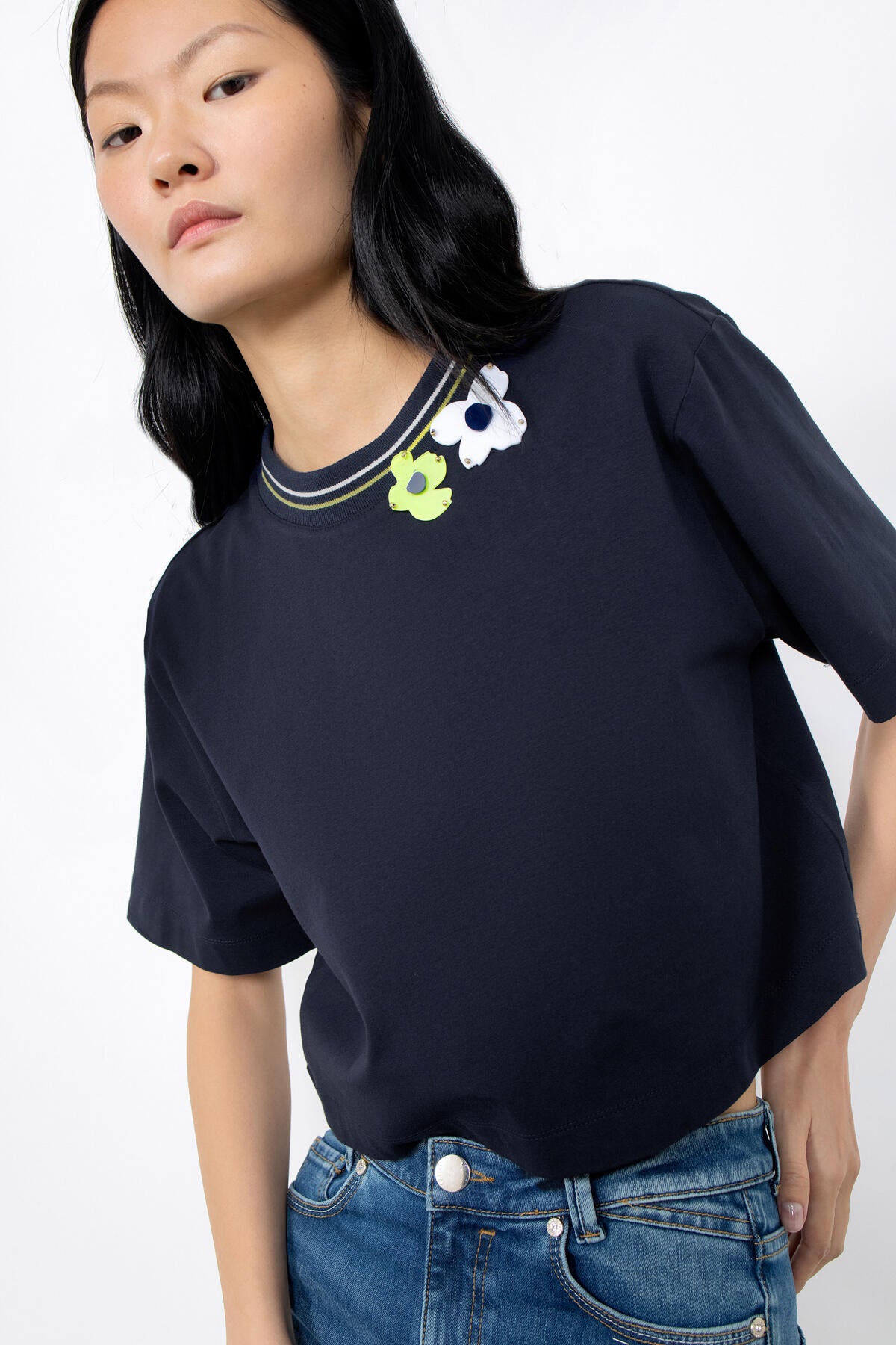 Ribana Yakalı Tshirt