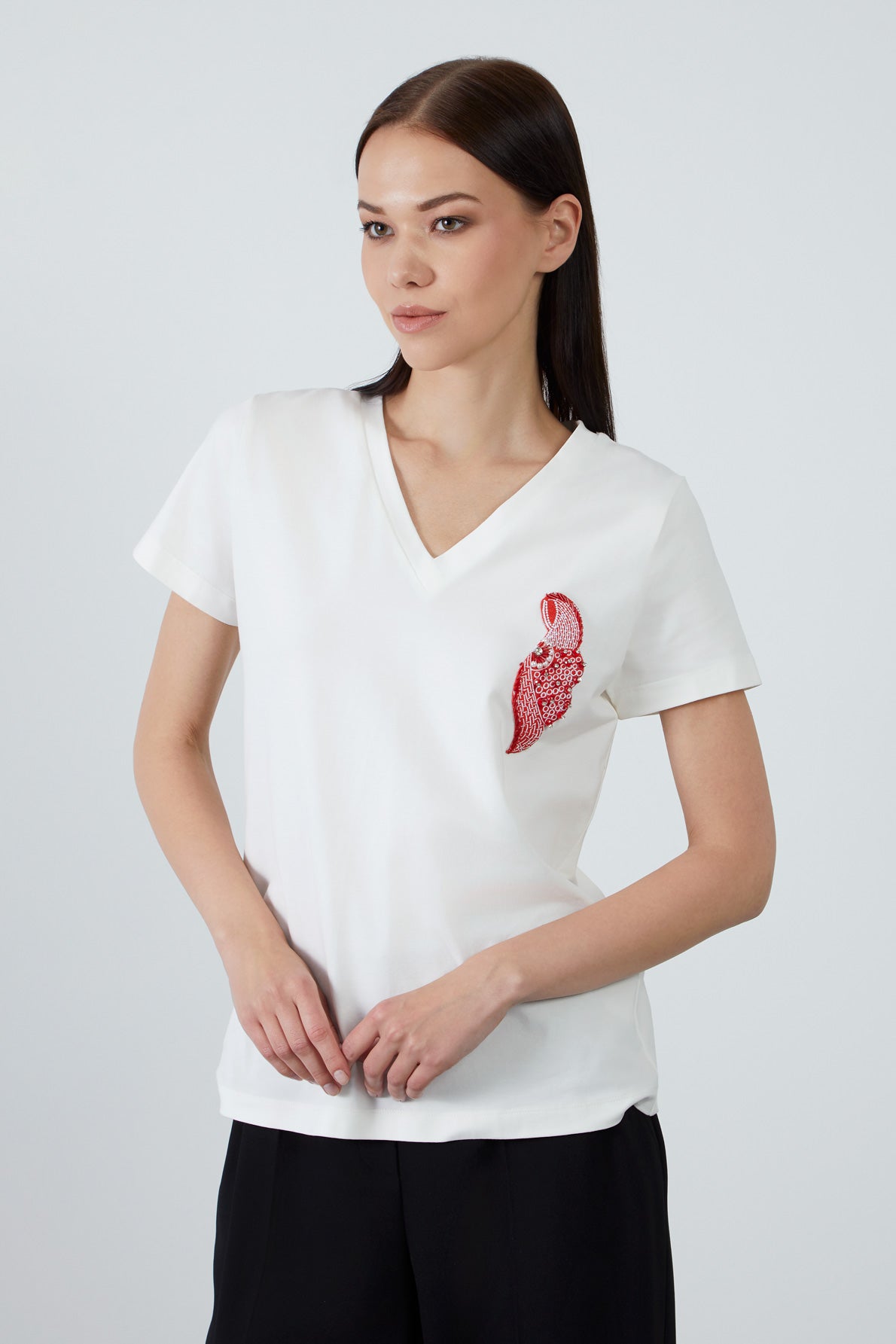 Nakış Detaylı Tshirt