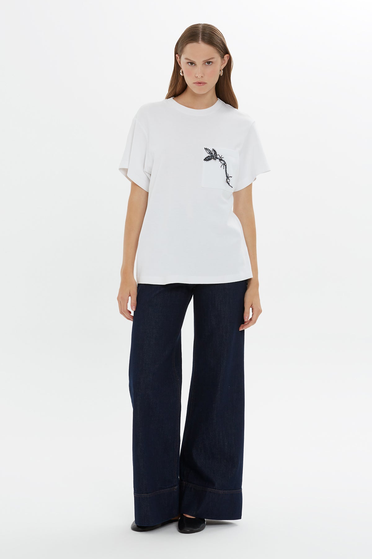 Kısa Kollu Klasik Coton Tshirt